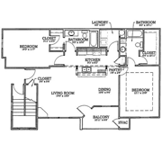 Floorplan-2Bd/2Bath